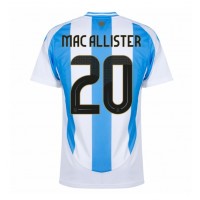 Pánský Fotbalový dres Argentina Alexis Mac Allister #20 Copa America 2024 Domácí Krátký Rukáv